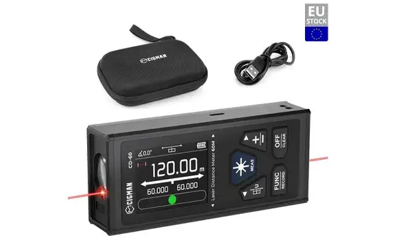 19,28% de rabais sur le télémètre laser bilatéral CIGMAN CD-60 avec ce code promo Geekbuying