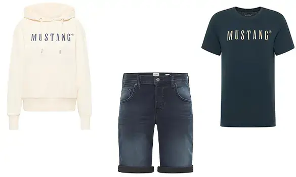 Déduction de 20% sur un choix de vêtements Mustang via ce code promo Galaxus