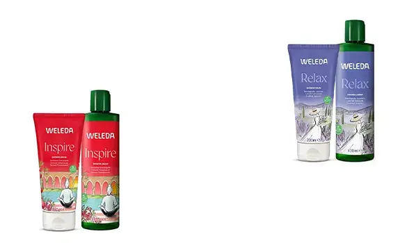 Achetez 2 gels douche 400 ml, le 3ème est gratuit via ce code promo Weleda