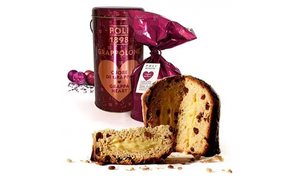 Réduction de 5,26% sur le délicieux dessert Panettone alla Grappa chez Alfavin