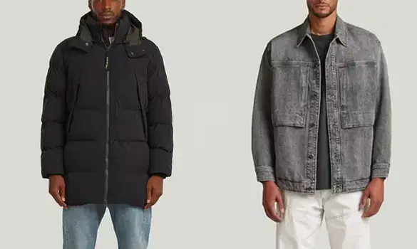 Soldes d'hiver : jusqu'à 50% d'avantages sur toutes les vestes pour homme chez G-Star
