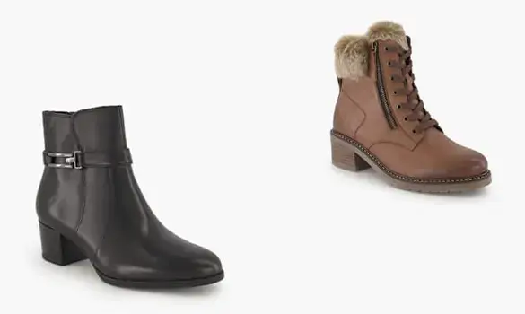 Offres Noël: jusqu'à 50% de déduction sur les bottines pour femme chez Ochsner Shoes