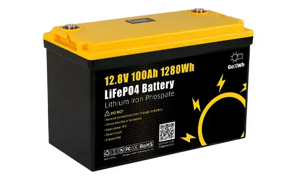 Rabais de 28.46% sur la batterie lithium-ion Gokwh 12V 100AH LiFePO4 1280Wh en saisissant ce code promo Banggood