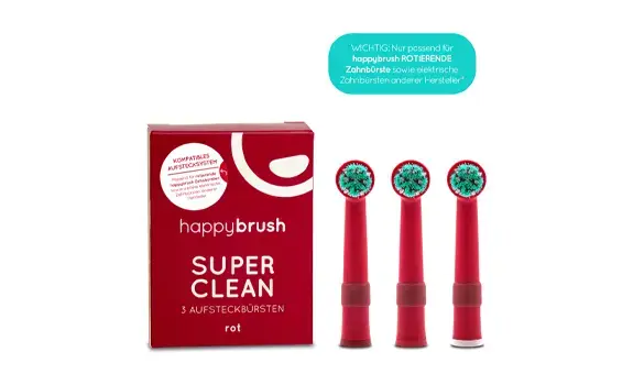 Promotion de 9,97% sur les têtes de brosse R2 de couleur rouge chez Happybrush