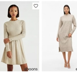 Remise jusqu'à 66% sur une sélection de robes pull chez Zalando
