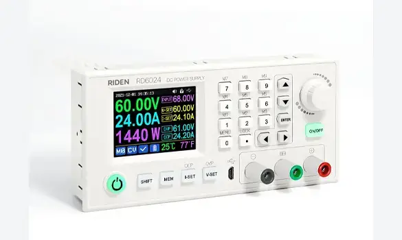 Déduction de 24% sur le convertisseur de tension descendante RIDEN RD6024 DC WiFi 24A grâce à ce code promo Banggood