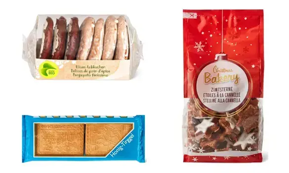 Rabais jusqu'à 13% sur une large gamme de biscuits de Noël chez Migros