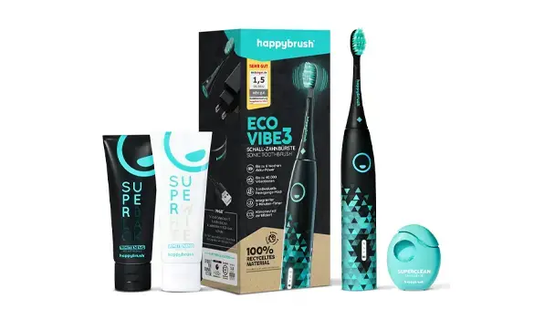 Remise jusqu'à 23,16% sur une large sélection de brosses à dents chez Happybrush