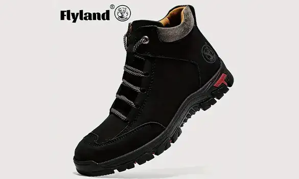 Réduction de 30,88% sur les bottes Chukka en cuir véritable Flyland pour homme chez TEMU