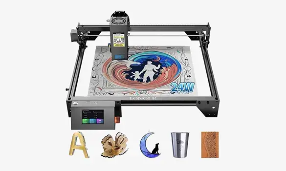 64,22% de rabais sur le graveur laser Longer RAY5 20 W, mise au point fixe, point laser 0,08 x 0,1 mm via ce code promo Geekbuying