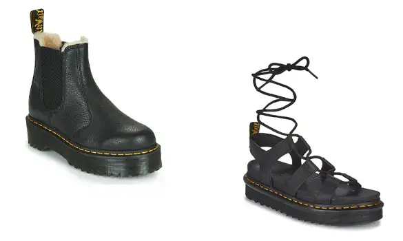 Happy shopping: 10% d'économies suppl. dès 100CHF d'achat sur les chaussures et sacs de la marque Dr. Martens via ce code promo Spartoo