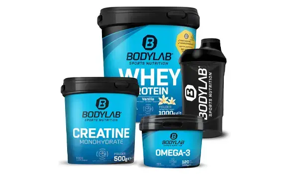 Remise de 56% sur le pack de développement musculaire et un shaker gratuit via ce code promo Bodylab24