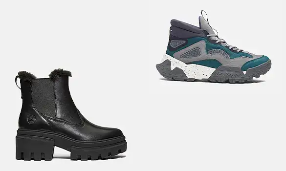 Outlet: réduction de 30% sur les bottes et baskets pour femme chez Timberland