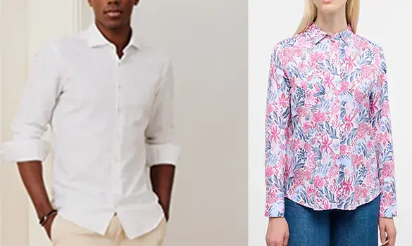 Journées Shopping : 20% de remise extra sur une sélection de chemises pour homme et femme via ce code promo ETERNA 